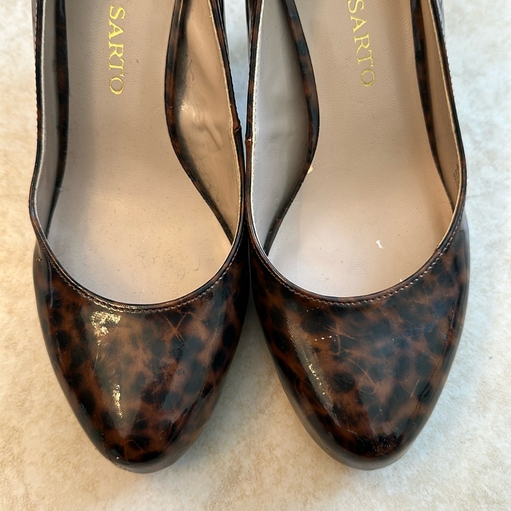 Leopard Print Franco Sarto heels